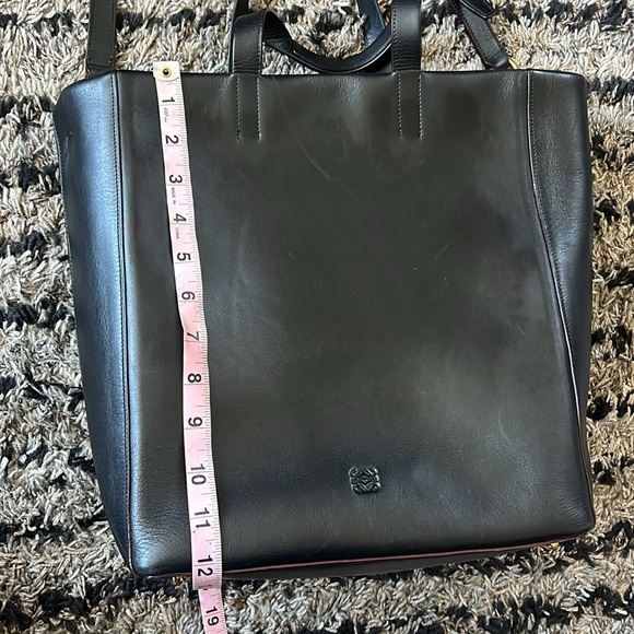 Loewe Black Leather Papelle Bag - Picture 14 of 16